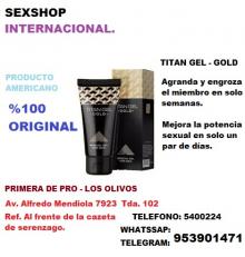 TITAN GEL GOLD AGRANDA Y ENGROSA